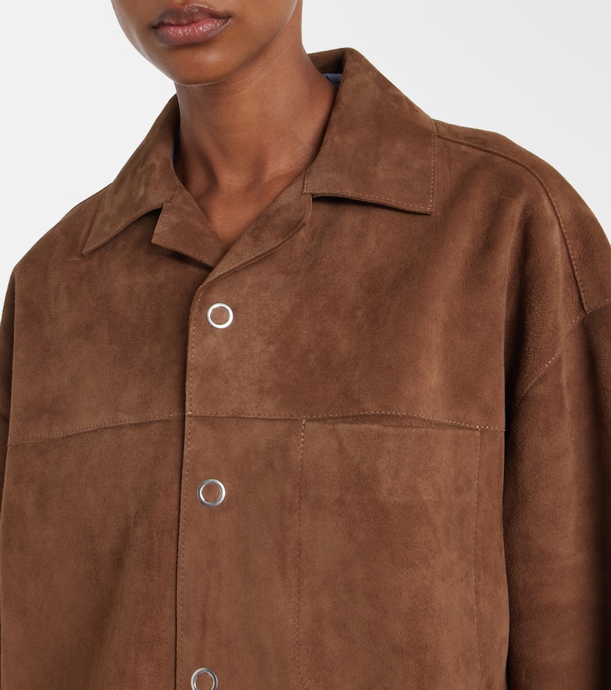 Suede overshirt