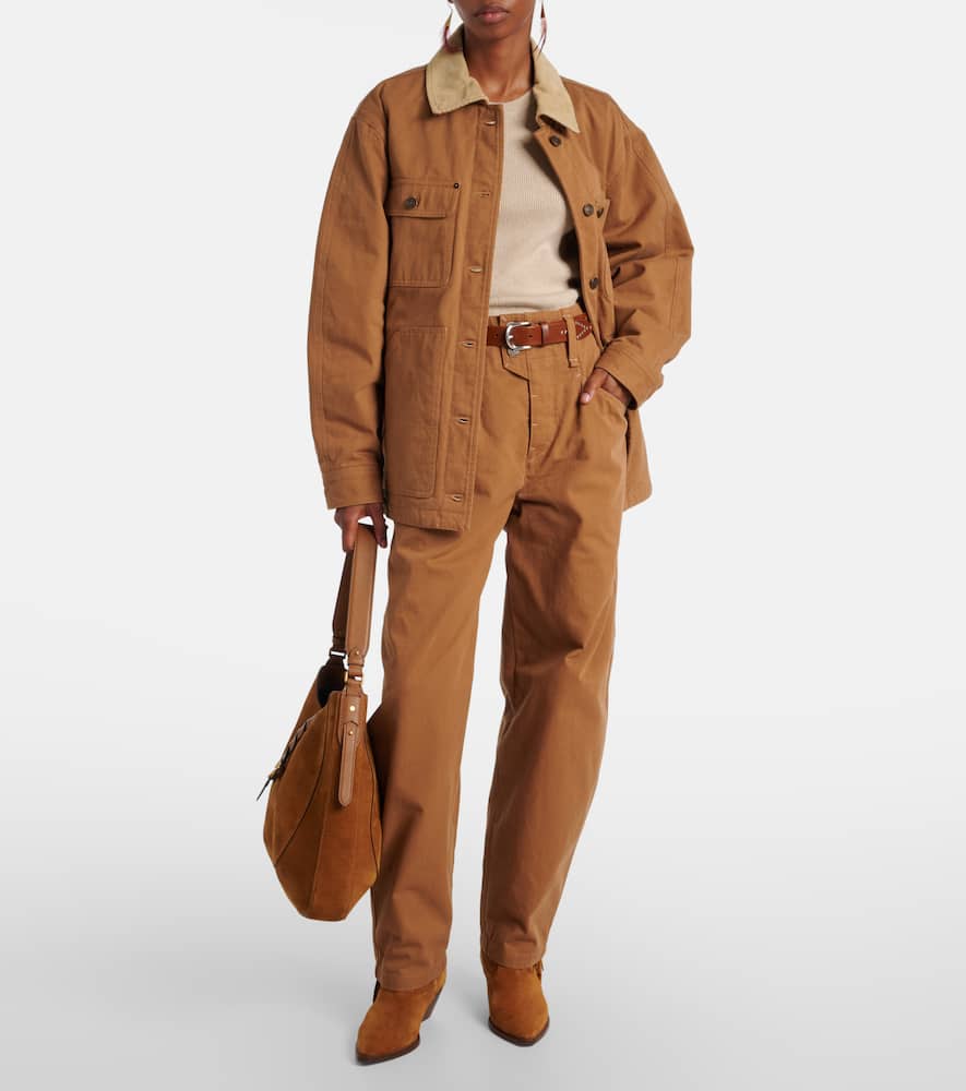 Oumaya barrel-leg jeans