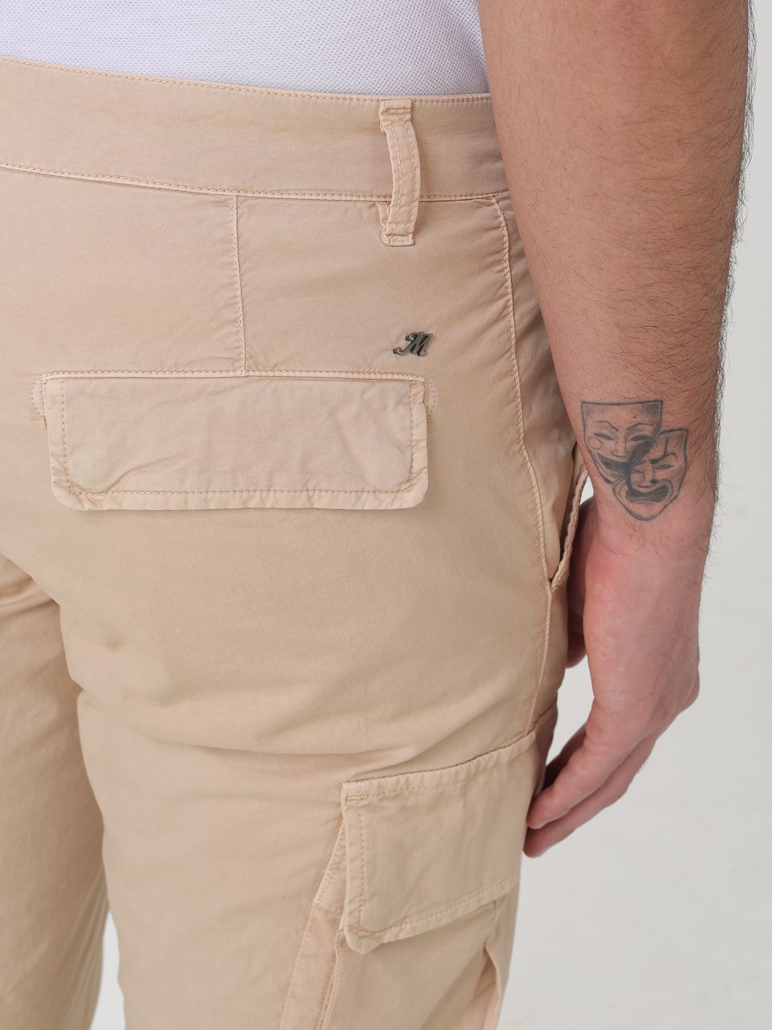Pants Men color Beige