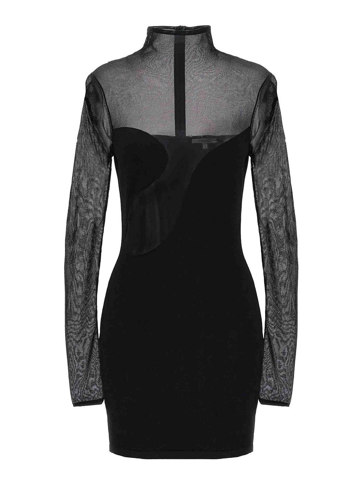 Fitted Semisheer Dress