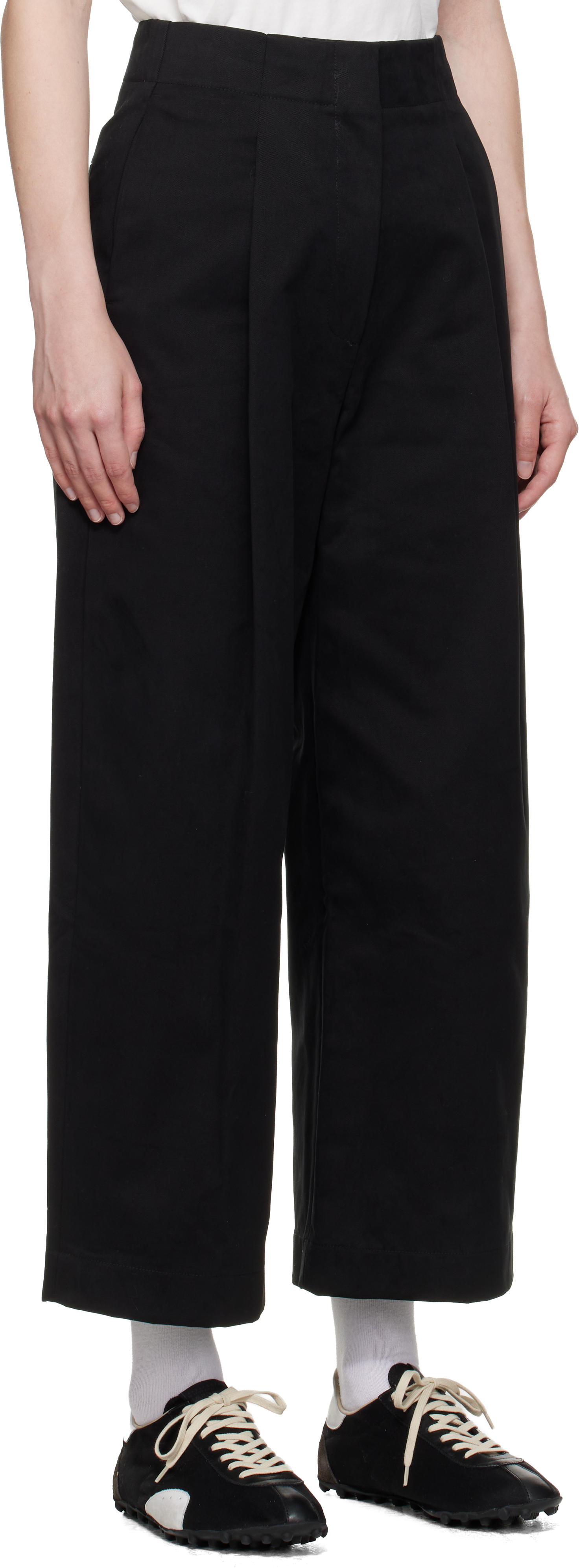 Black Dordoni Volume Trousers