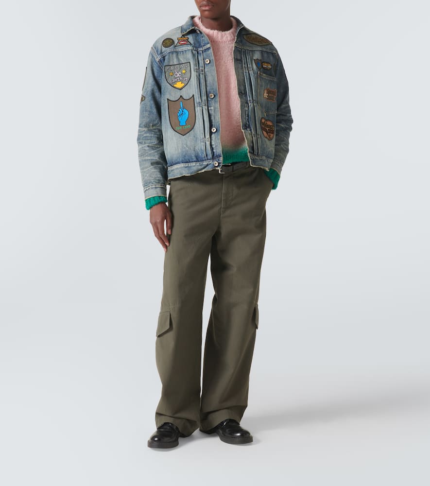 X Mark Gonzales denim jacket