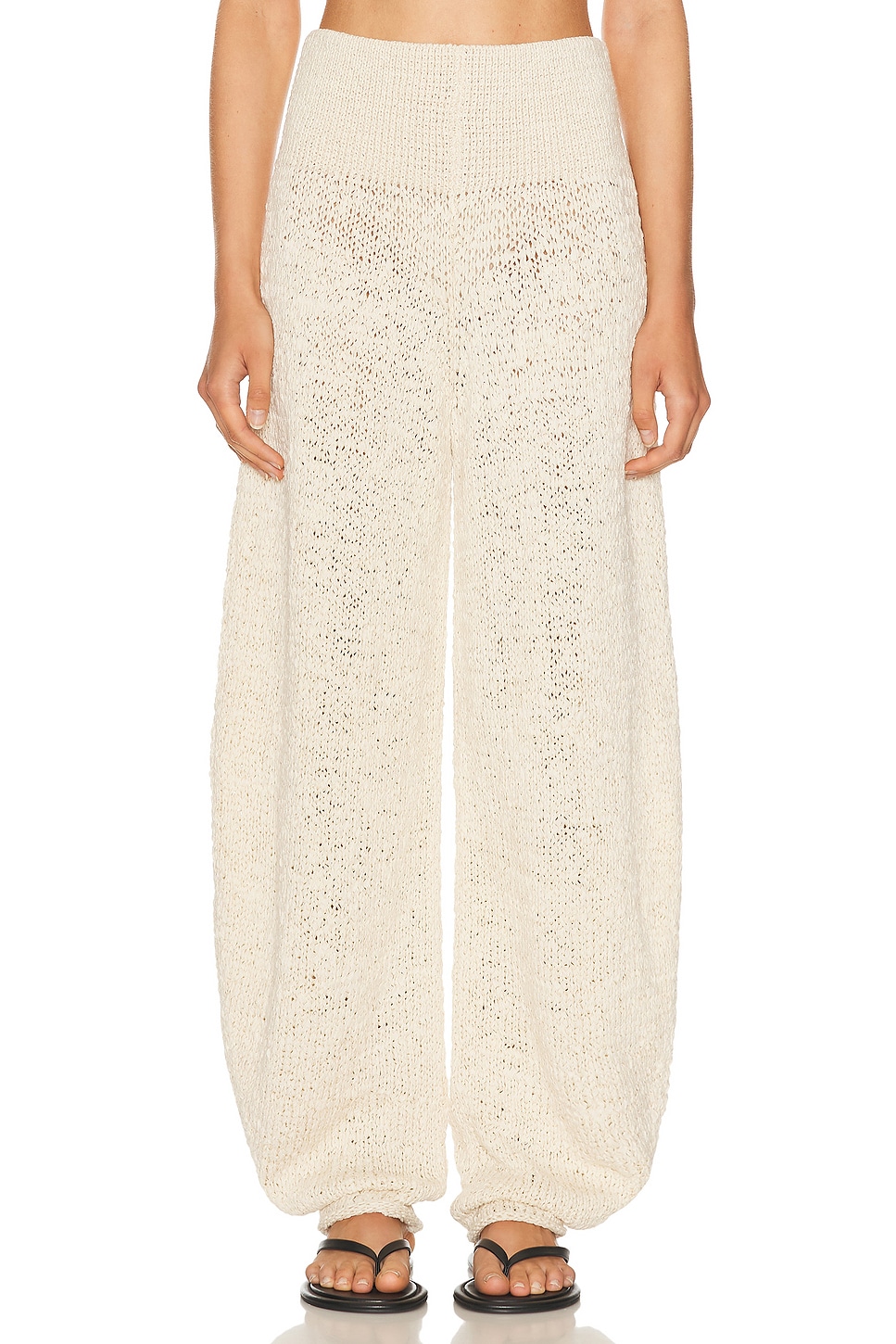 Helsa Janize Knit Pant in Canvas - Beige. S also in