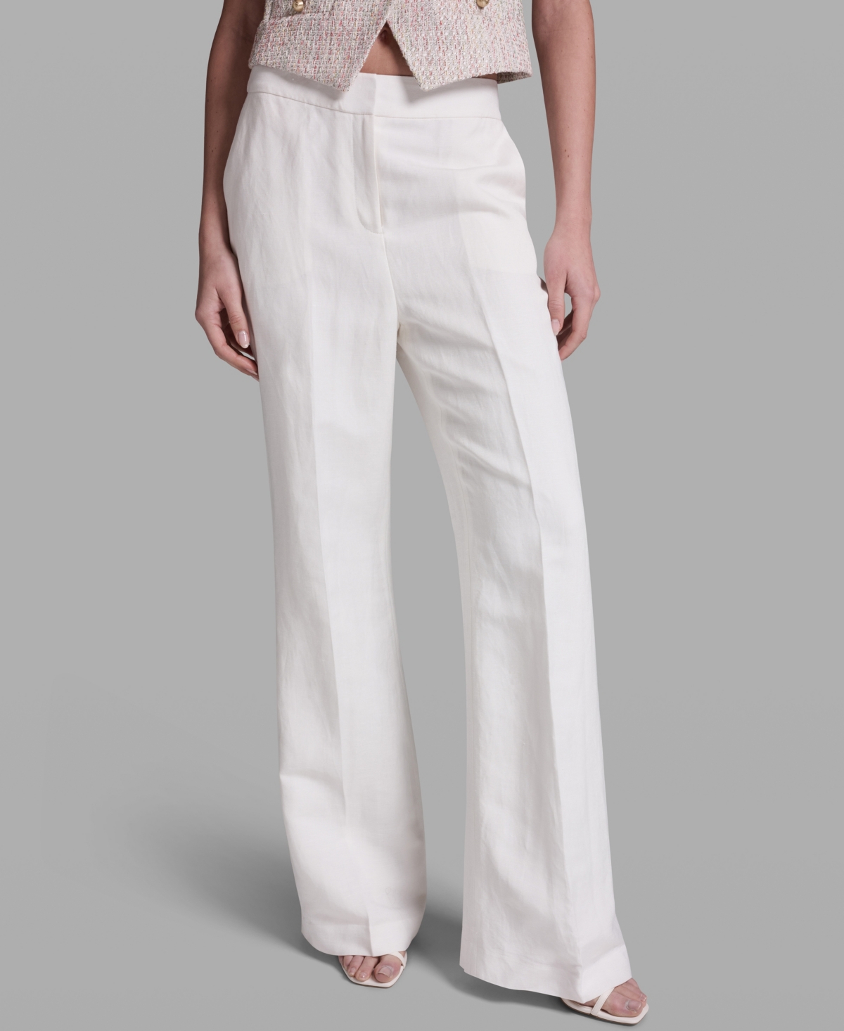 Women's Wide-Leg Pants - Whisper White