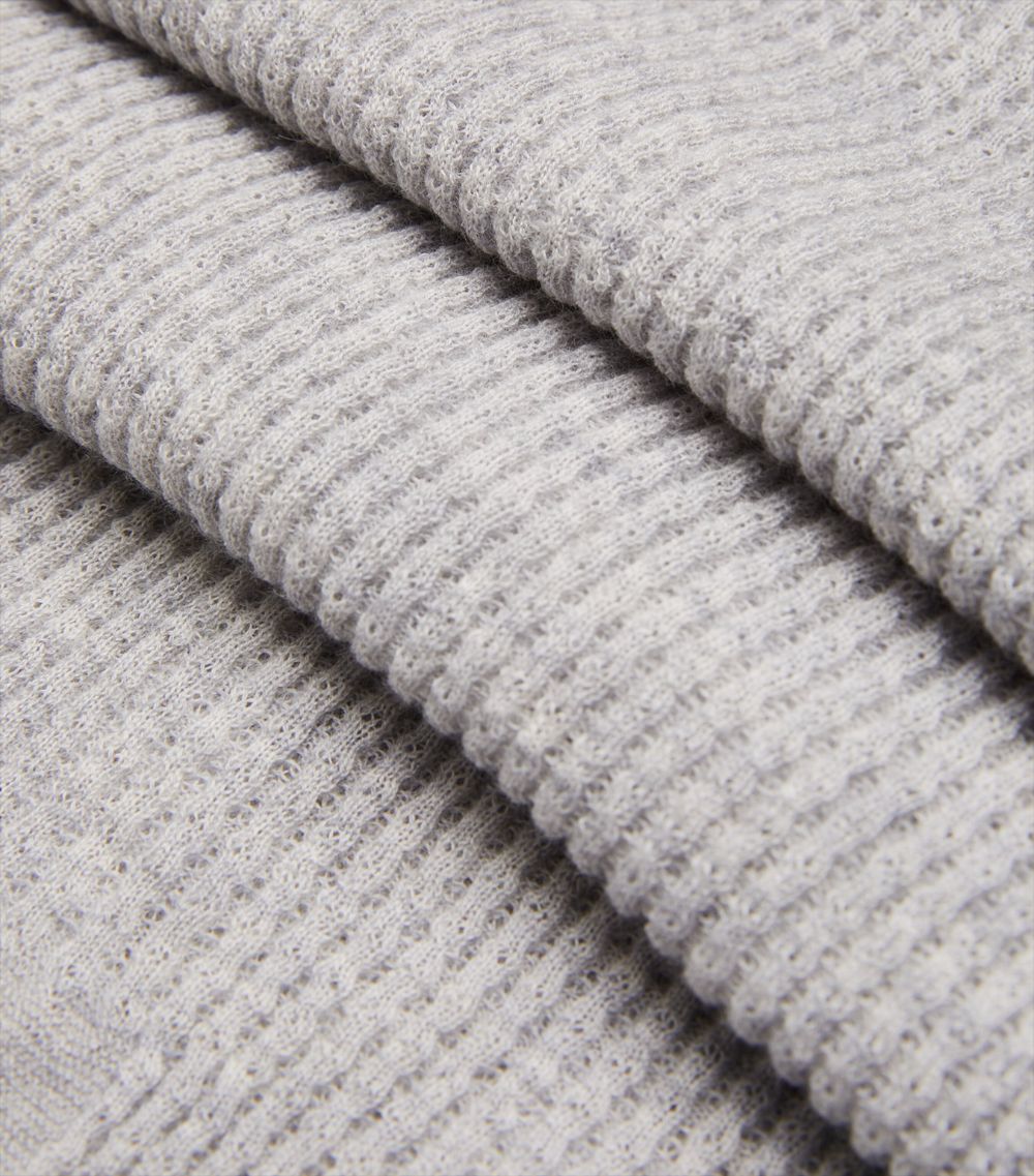 Cashmere Cropped Polo Shirt