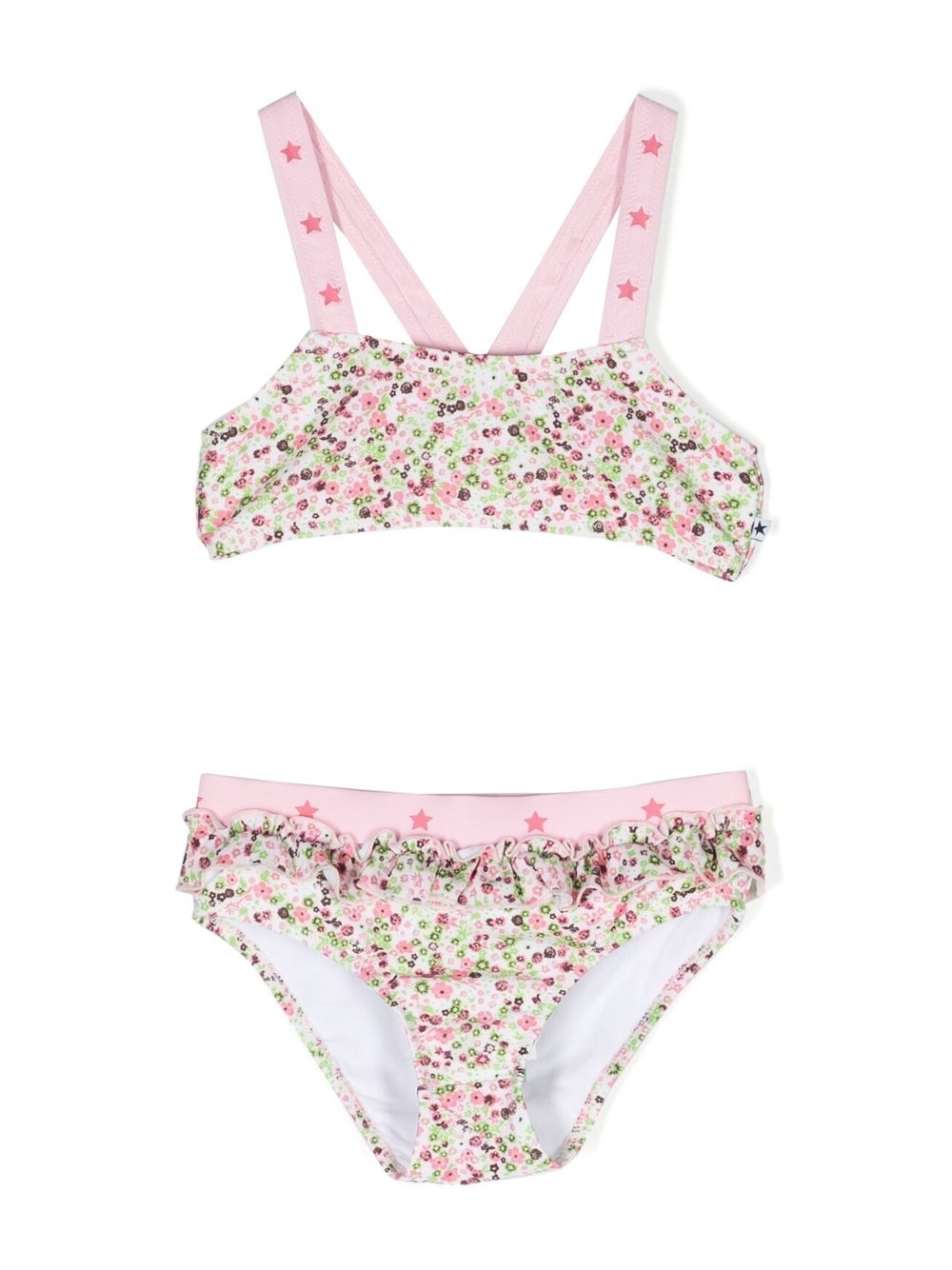 Naila floral bikini - White