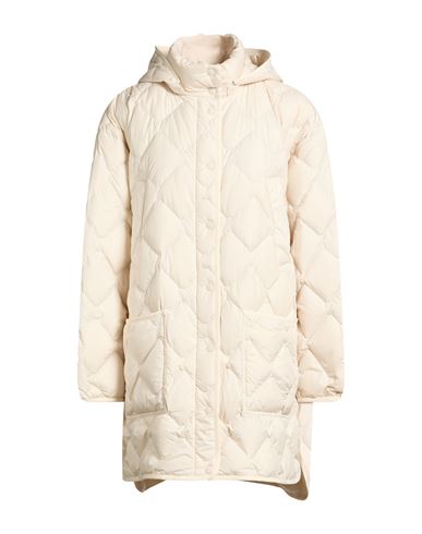 Woman Puffer Cream Size L Polyester