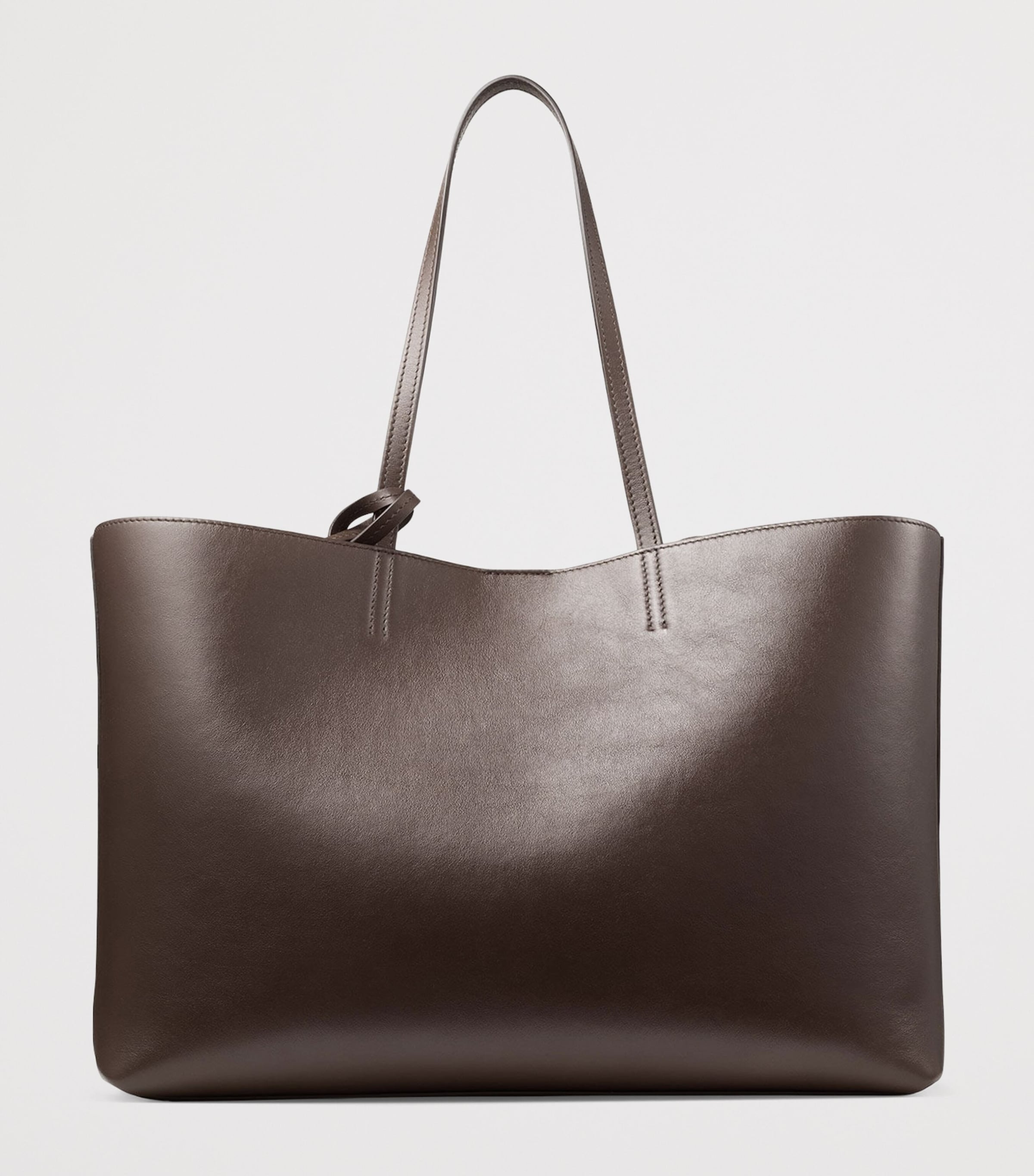 Nine2Five East-West Leather Tote Bag