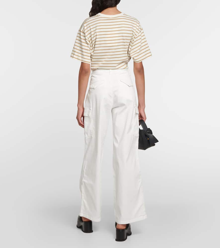 AG Jeans Denim midi skirt