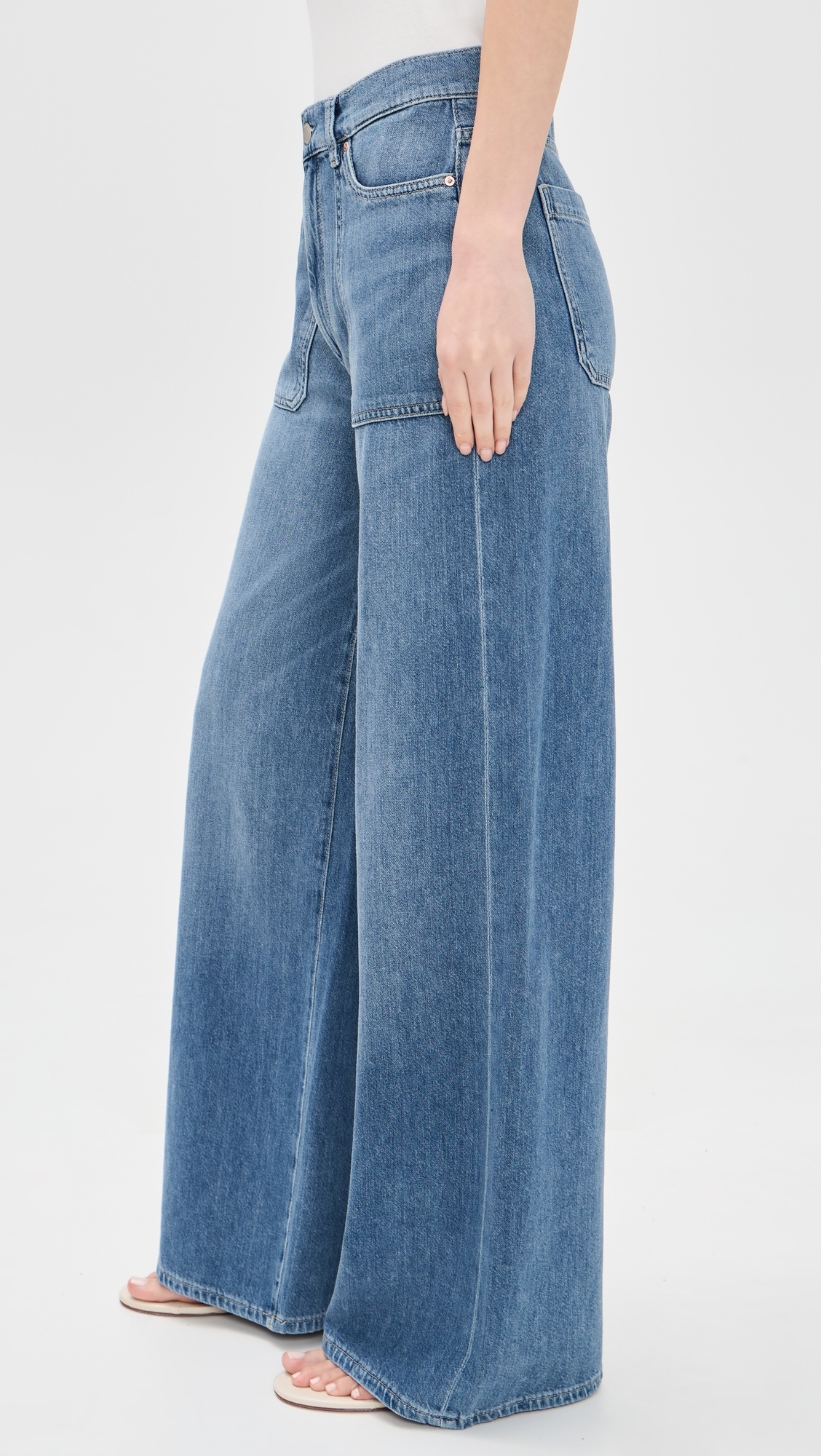 Hepburn Wide Leg Jeans Meadow lake