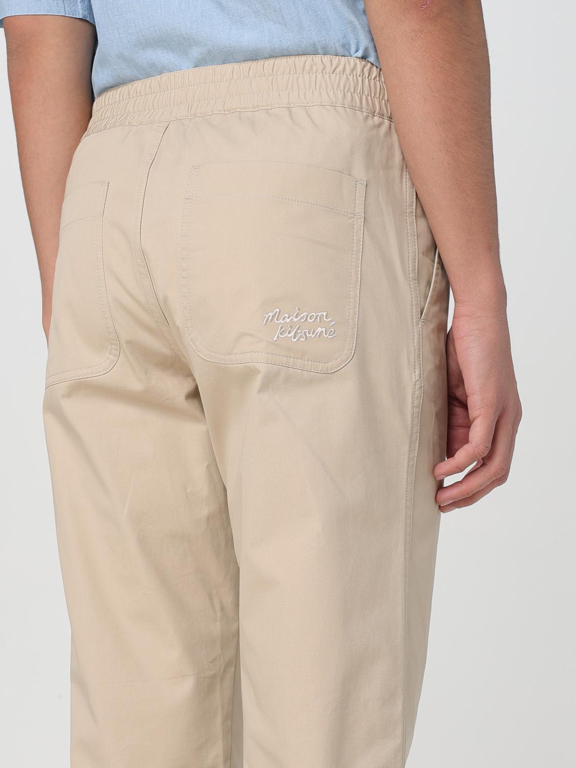 Pants MAISON KITSUNÉ Men color Sand