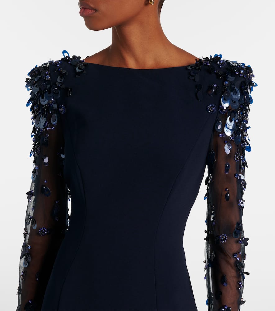 Midnight embellished gown