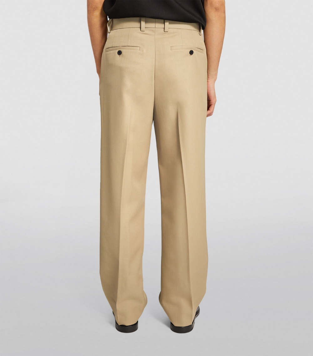 Wool Wide-Leg Trousers