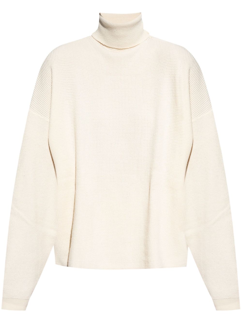 Waffle Turtleneck sweater - Neutrals