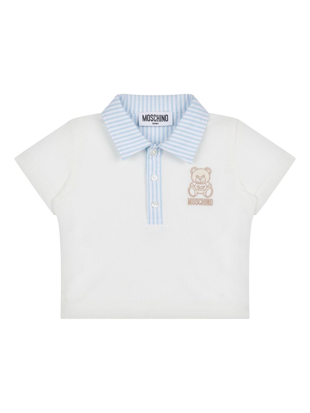 Teddy Bear polo shirt - White