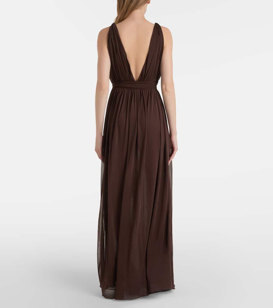 Jersey maxi dress