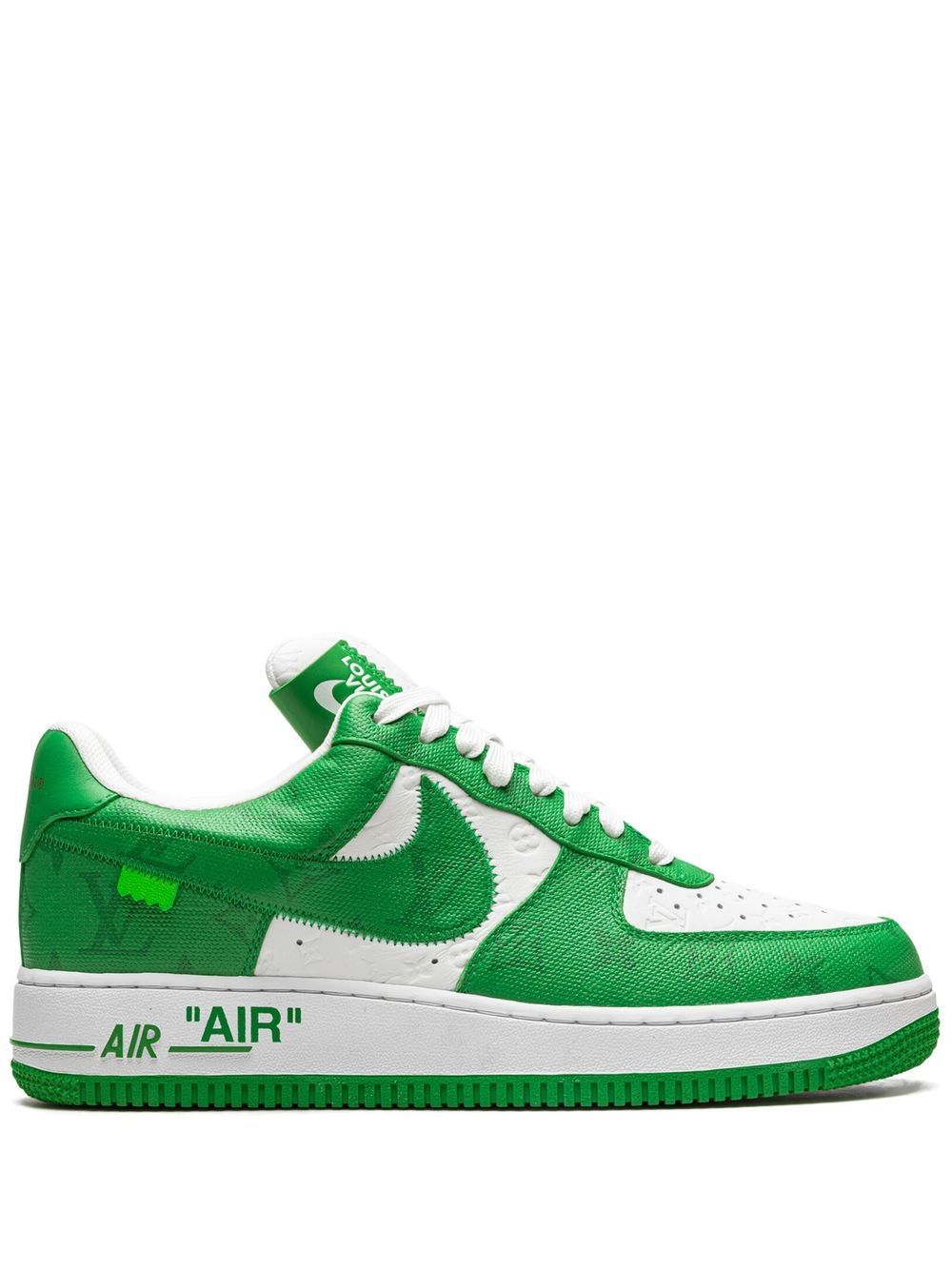 X Louis Vuitton Air Force 1 Low "Virgil Abloh - White/Green" sneakers