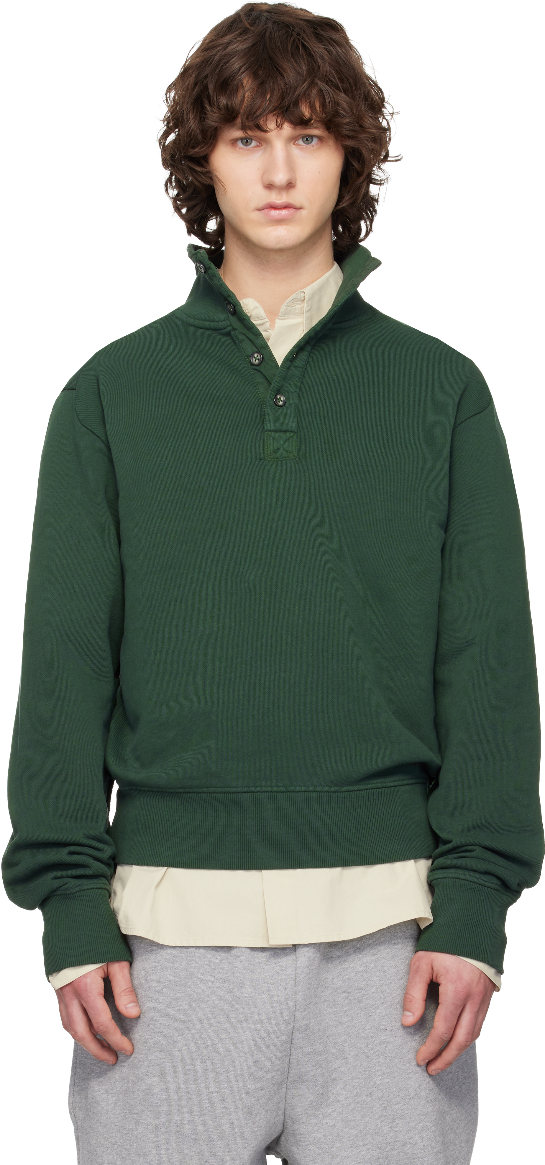 Green Port Pullover Sweatshirt