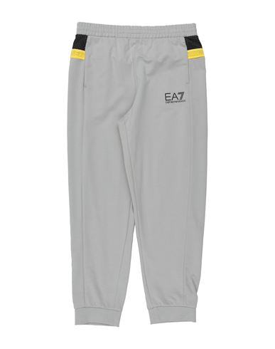 Kid Boy Pants Light grey Size 10 Cotton, Polyester, Elastane