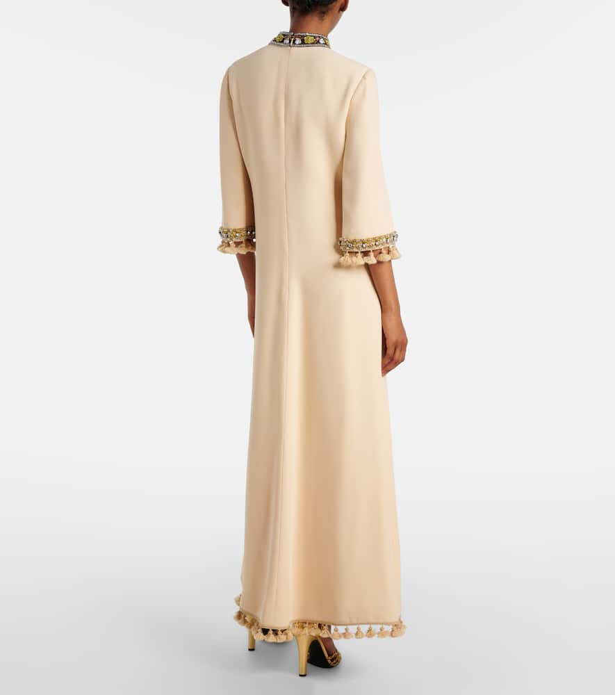 Cady Couture embellished silk gown