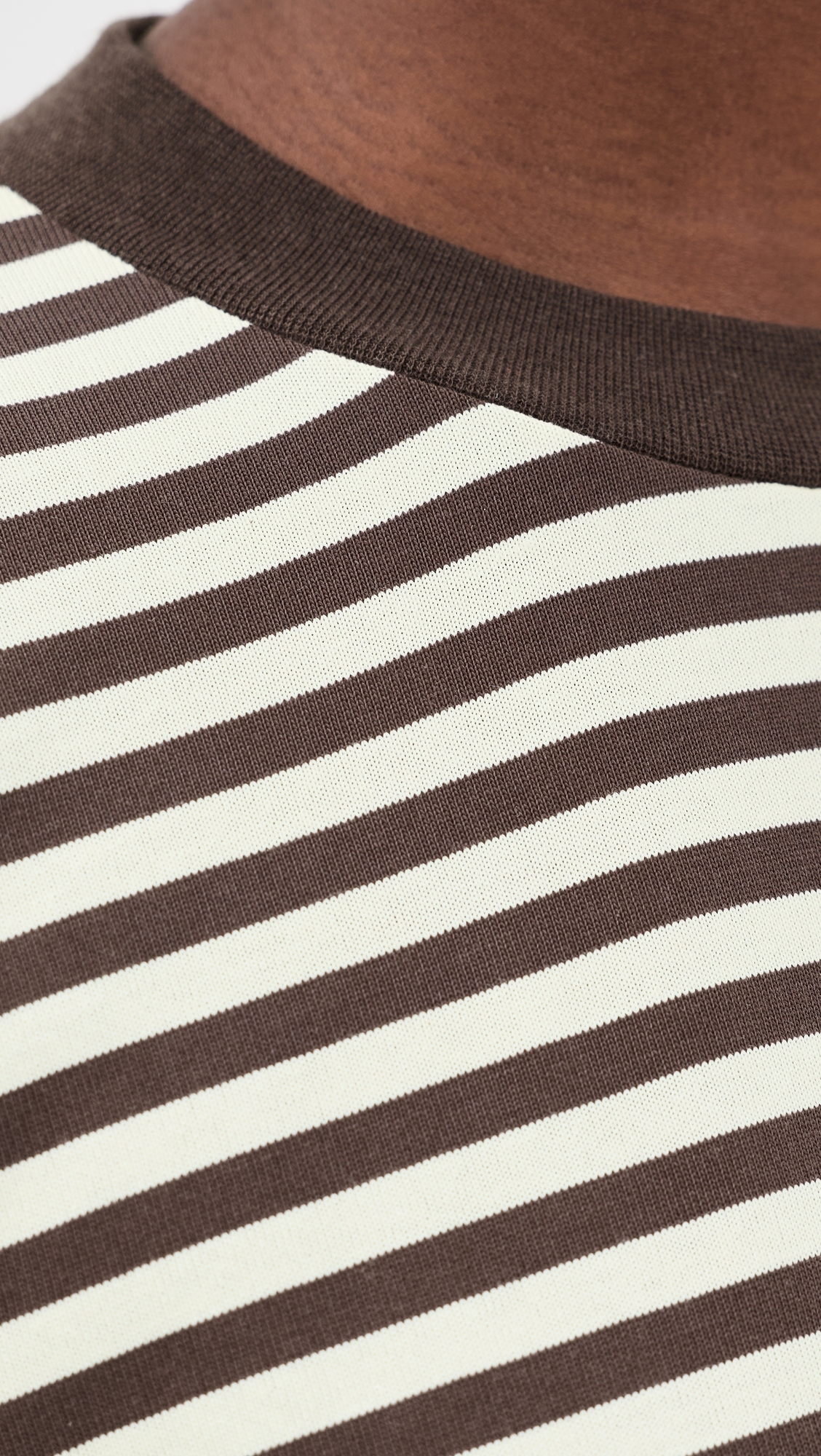 Olsen Long Sleeve Tee DARK CHOCOLATE STRIPE