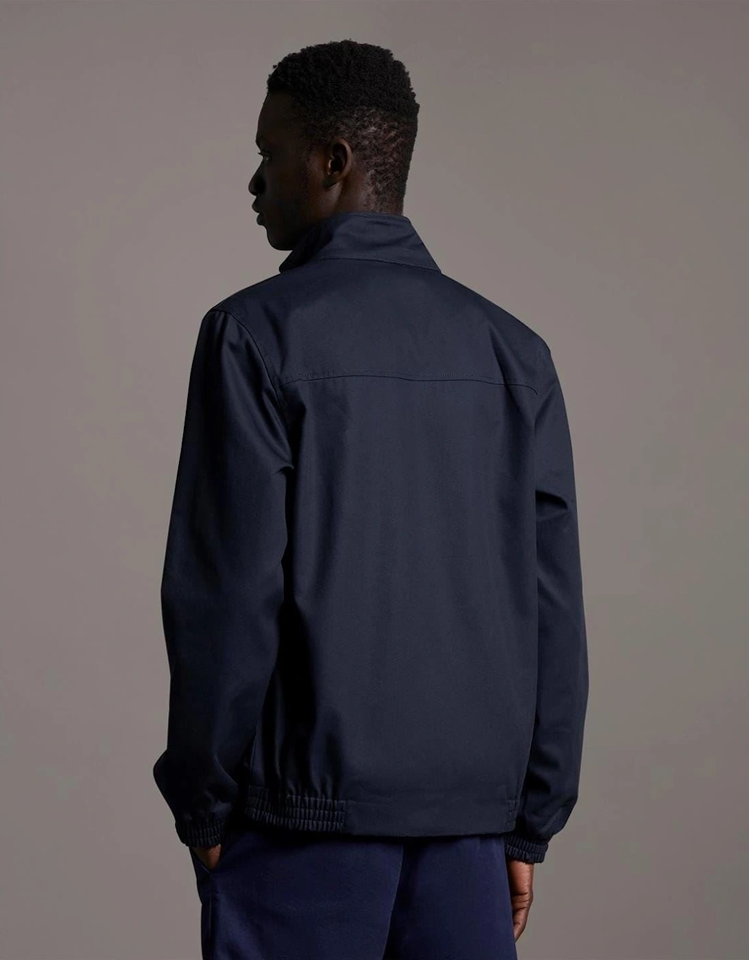 Lyle And Scott Men's Harrington Jacket - Navy - : Regular