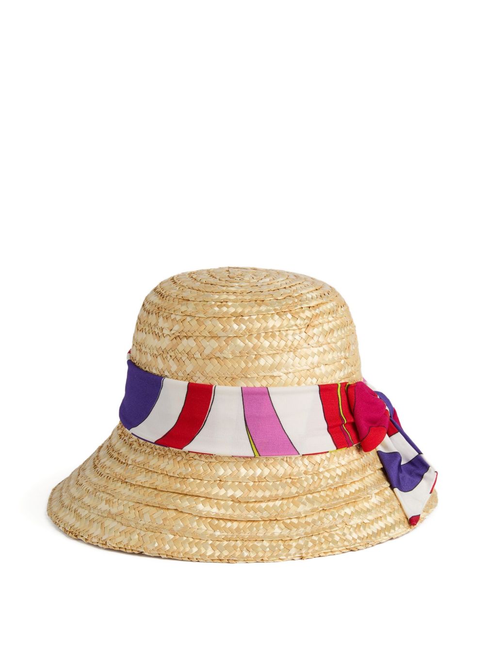 Ribbon straw hat - Neutrals