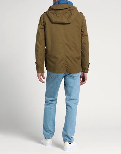 Man Jacket Military green Size 44 Cotton