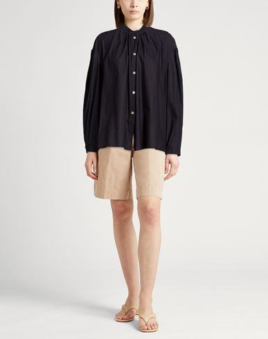 Forte_forte Woman Shirt Midnight blue Size 1 Cotton