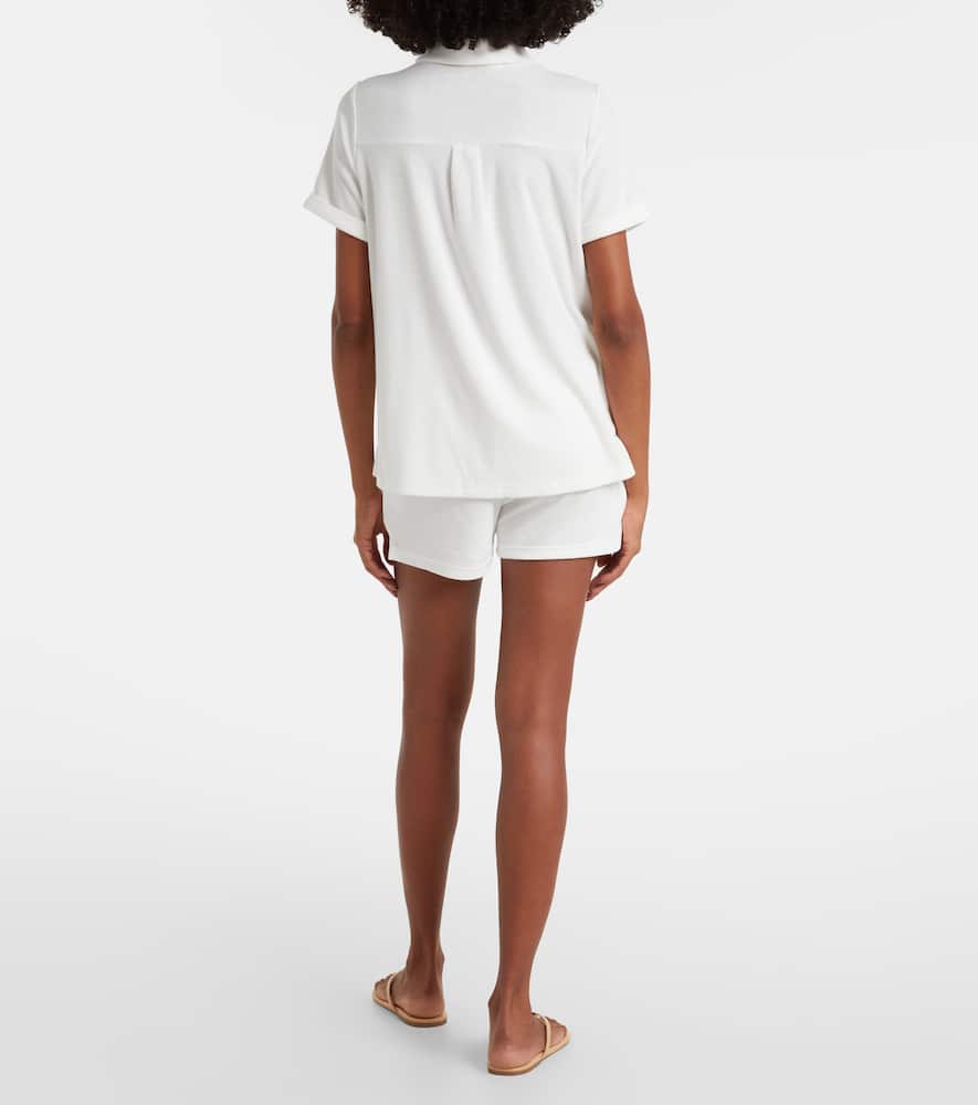 Laura cotton-blend shorts
