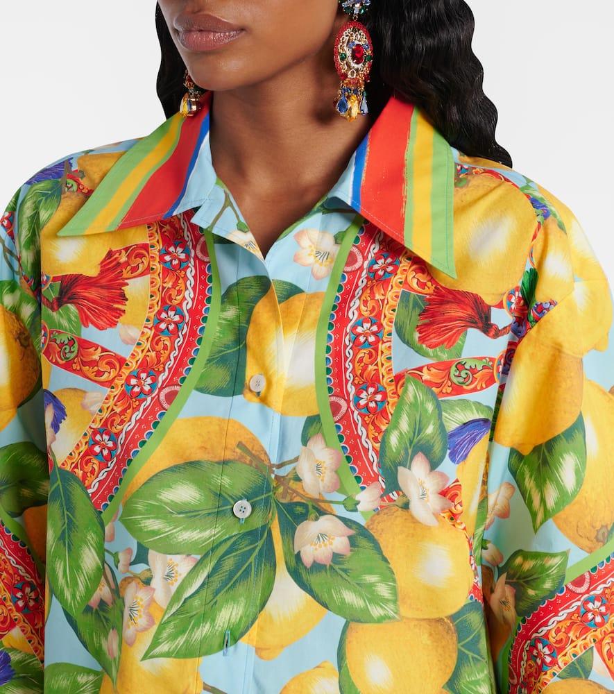 Oversized printed shirt