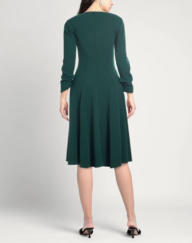 Woman Midi dress Dark green Size 8 Polyester, Elastane