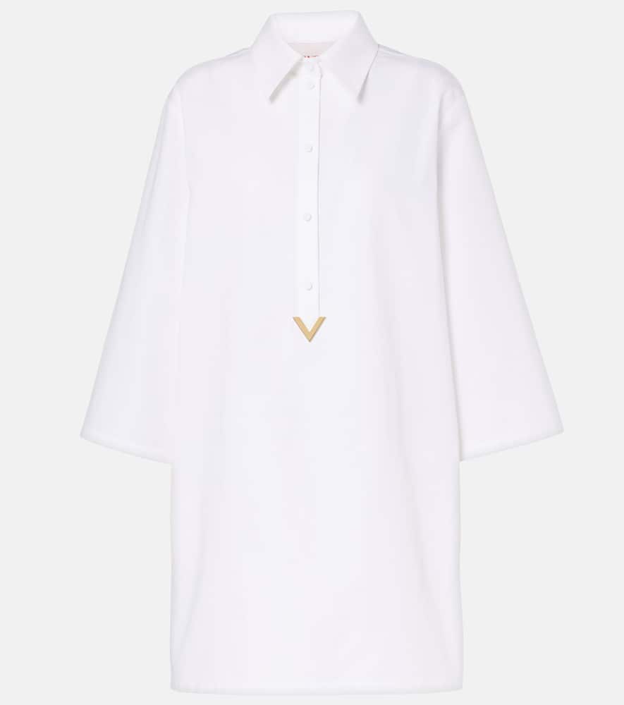 Cotton and linen minidress