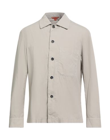Man Jacket Light grey Size 40 Cotton, Elastane
