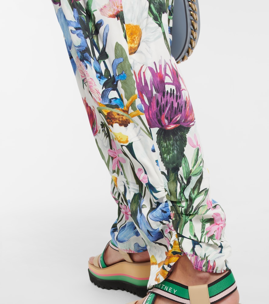 Stella McCartney V-neck floral jumpsuit