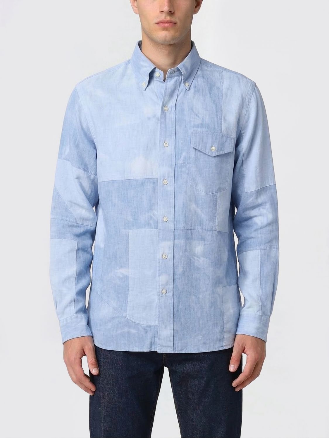 Shirt Men color Blue