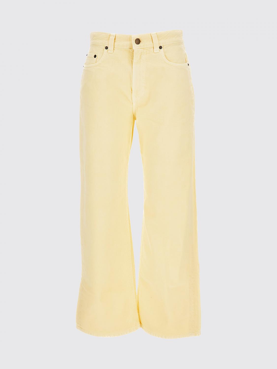 Jeans Woman color Beige