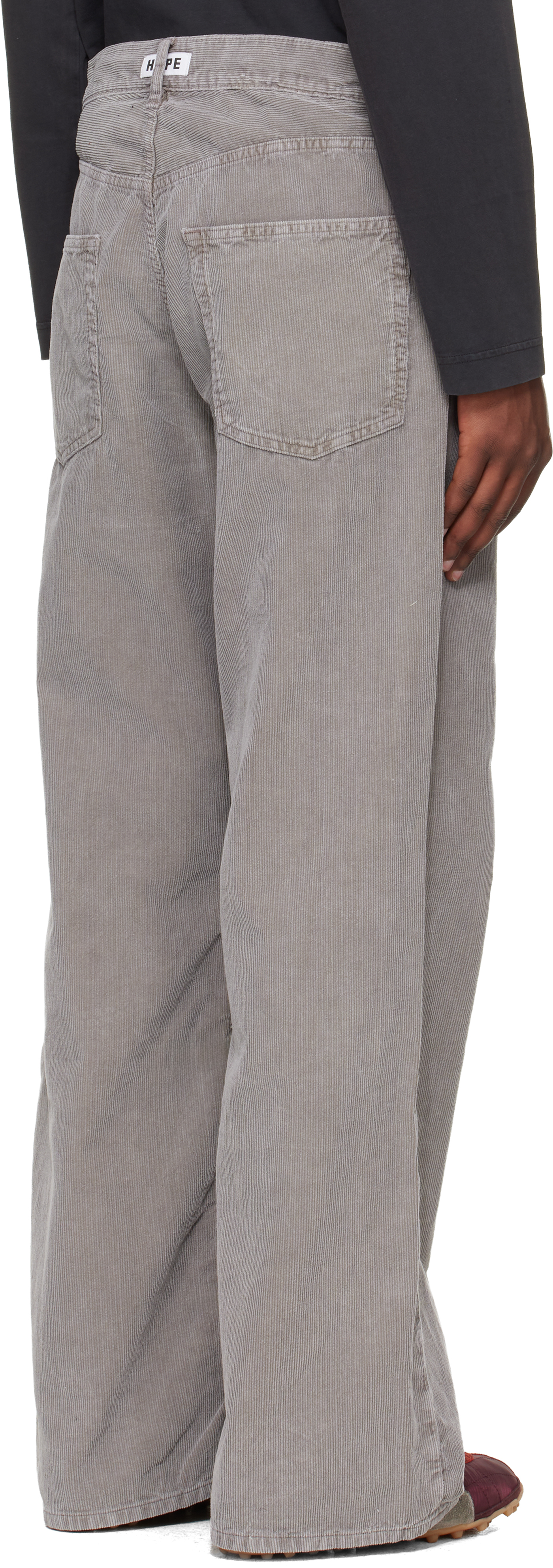 Gray Loose-Fit Trousers