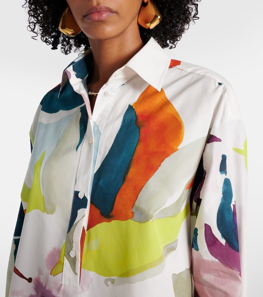 Verace printed cotton top