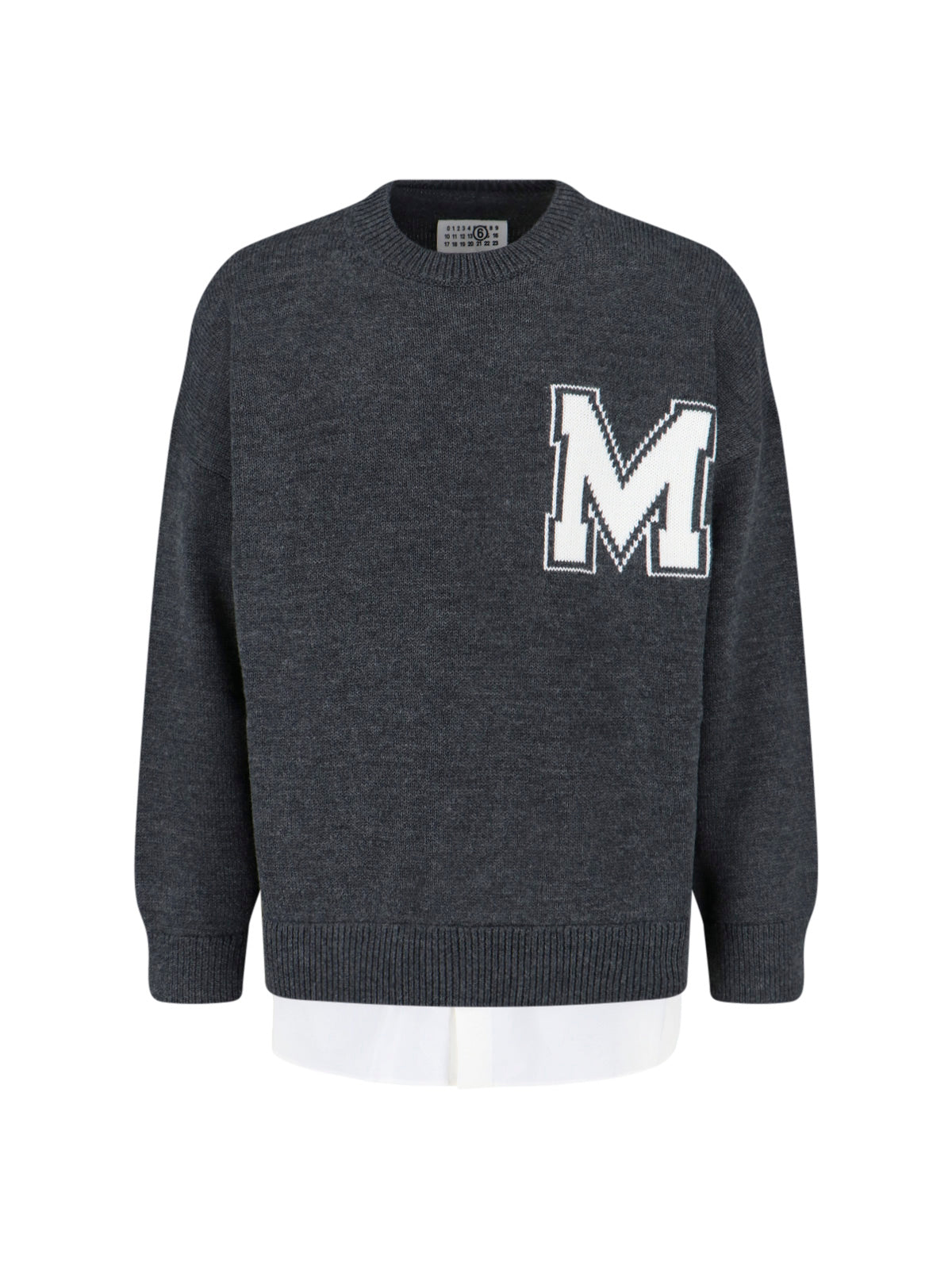 Architectural Wool-Acrylic Sweater