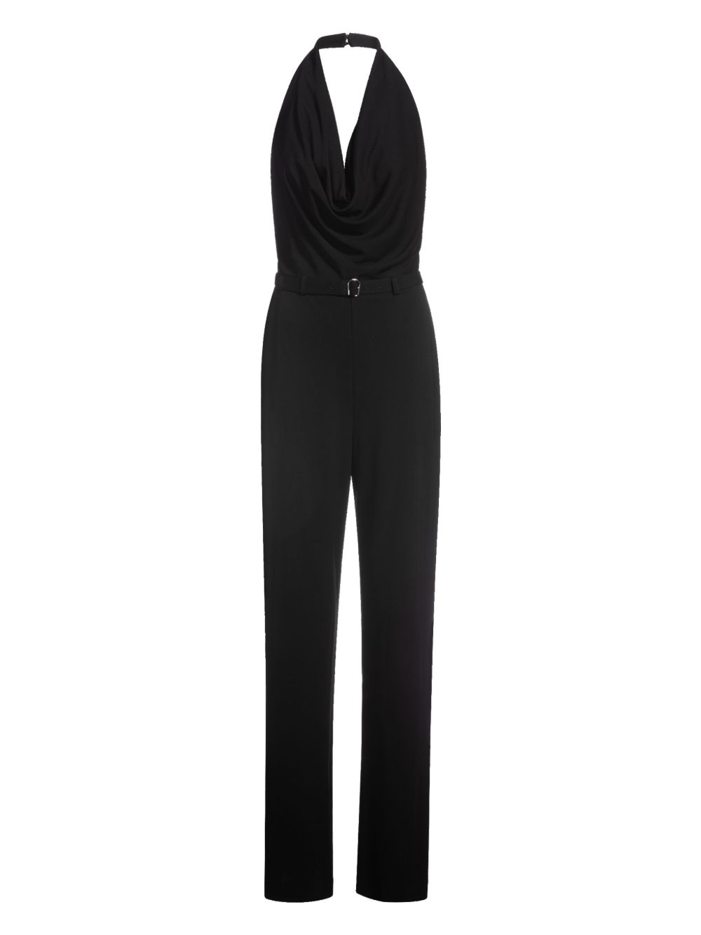 HUGO draped-detail jumpsuit - Black