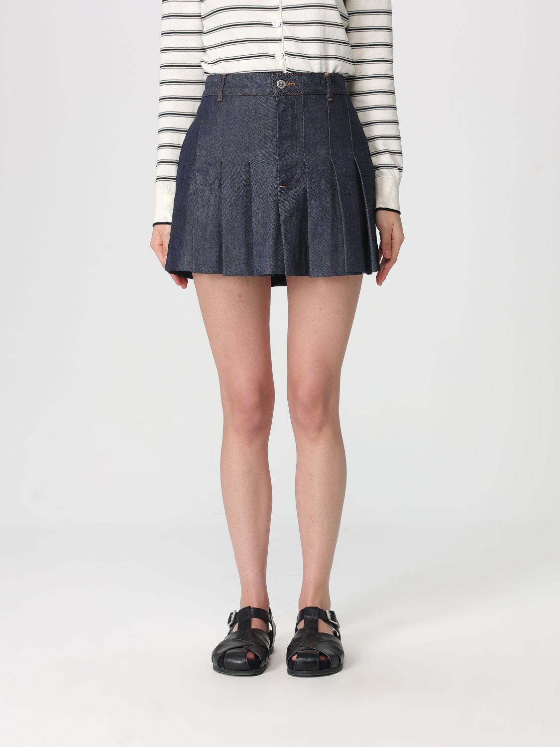Skirt A. P.C. Woman color Blue