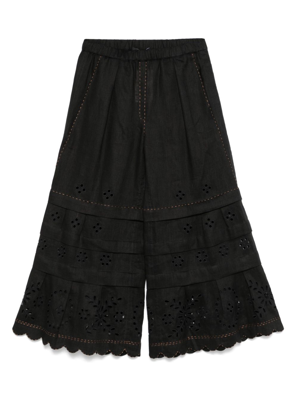 Gigi flared trousers - Black