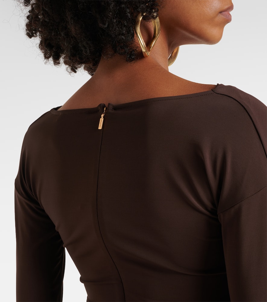 Kaiser belted maxi dress