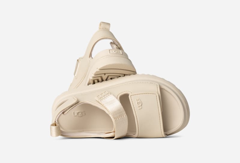 ® Toddlers' GoldenGlow/Textile Sandals in Sea Salt