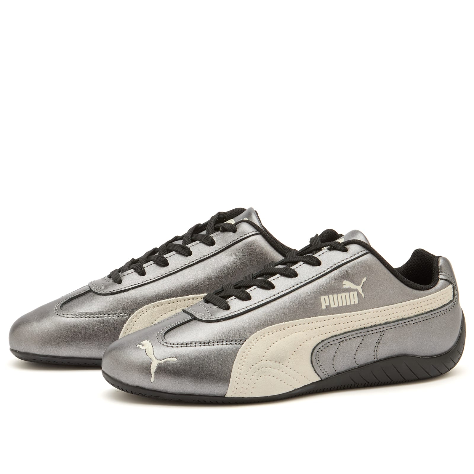 Speedcat Metallic Sneaker Black/Warm White
