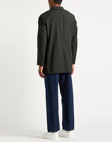 Man Overcoat & Trench Coat Dark green Size 40 Polyamide, Polyurethane