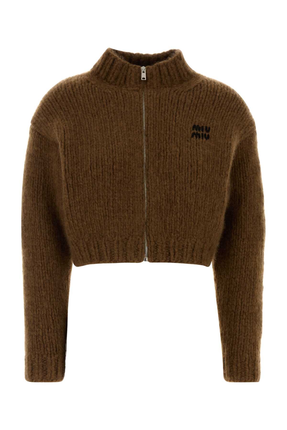 Cardigan — Brown