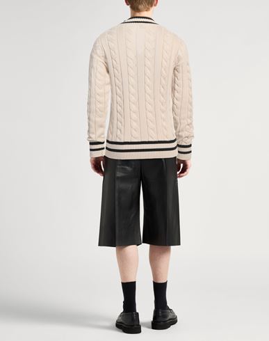 Man Sweater Beige Size 38 Cotton