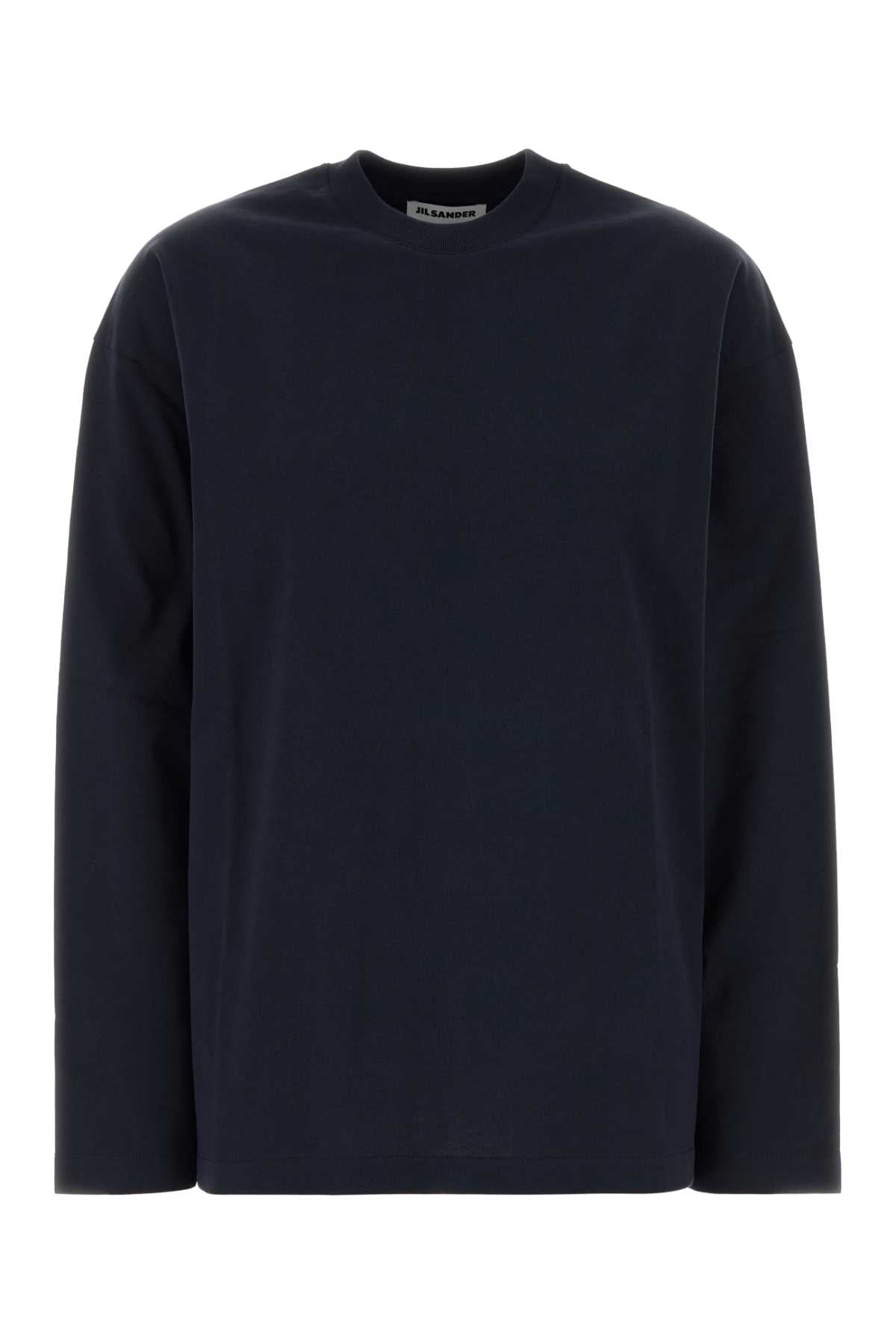 Cotton T-Shirt — Navy
